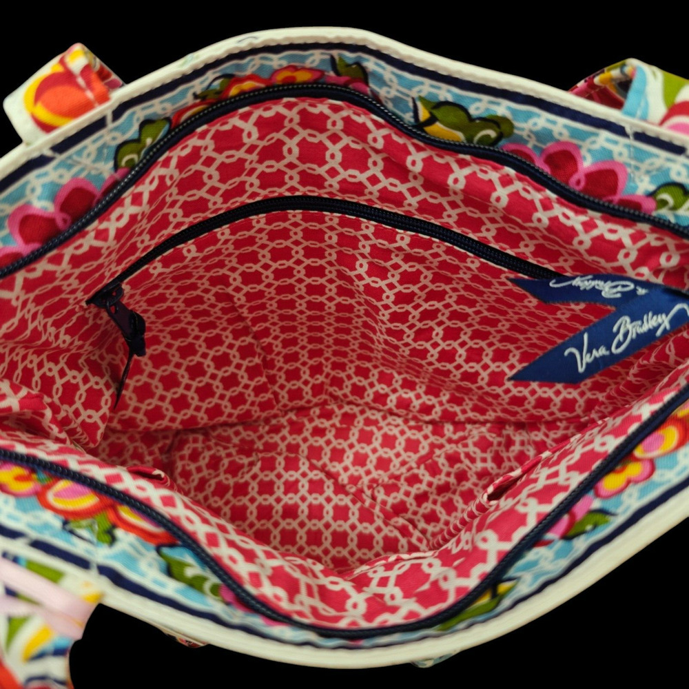 Vera Bradley Morgan Shoulder Tote Bag in Hope Garden Pattern Colorful Floral NWT - Picture 8 of 8